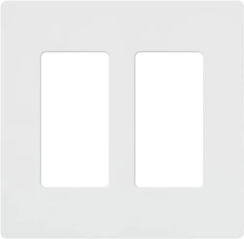 Vista 24 de Lutron Claro - Placa de cubierta para interruptor de luz, placa de pared de 2 posiciones, para interruptores de luz decorativos, cubierta