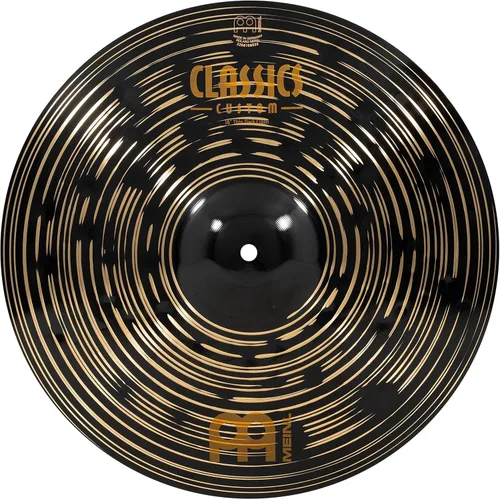 Vista 13 de Meinl Crash Platillo de 16 pulgadas – Classics Custom Dark – Fabricado en Alemania, 2 años de garantía (CC16DAC)
