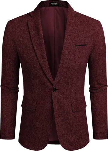 Vista 2 de COOFANDY Men's Casual Sports Coats Dress Blazer Stylish Lightweight Suit Jackets