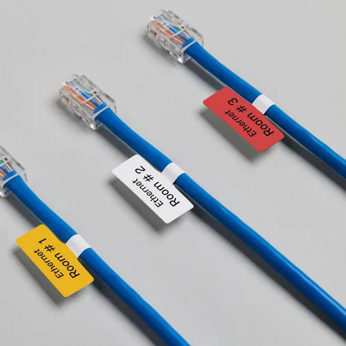 Vista 2 de Avery Etiquetas para cables, etiquetas autoadhesivas estilo T, 1.25 x 2 pulgadas, resistentes al desgarro, compatibles con láserinyección de tinta