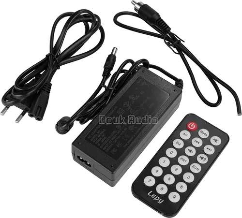 Vista 9 de Nobsound Lepy Hi-Fi Stereo Multimedia 4-Channel 180w (45W x 4) Amplificador de potencia Bluetooth Amplificador de Audio Amplificador USB SD DVD CD