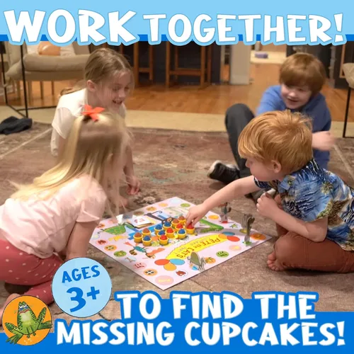 Vista 9 de Briarpatch Pete the Cat The Missing Cupcakes Game, Fans of Pete the Cat Books, Edades 3+