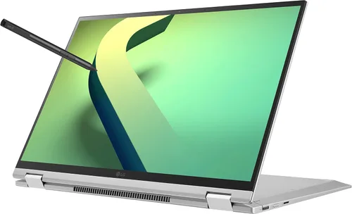 Vista 19 de LG gram Laptop 16T90Q 2 en 1 con pantalla táctil de 16 pulgadas, Intel Evo 12ª generación Core i5, 16 GB de RAM, SSD de 512 GB, Windows 11, verde