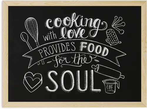 Vista 3 de U Brands Pizarra de 17 x 23 pulgadas, marco de roble (310U00-01)