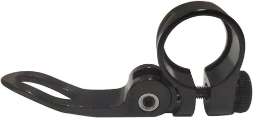 Vista 5 de Abrazadera de poste de asiento de bicicleta de 1.126 in para poste de asiento de 1.000 in - Abrazadera de liberación rápida de aleación de aluminio