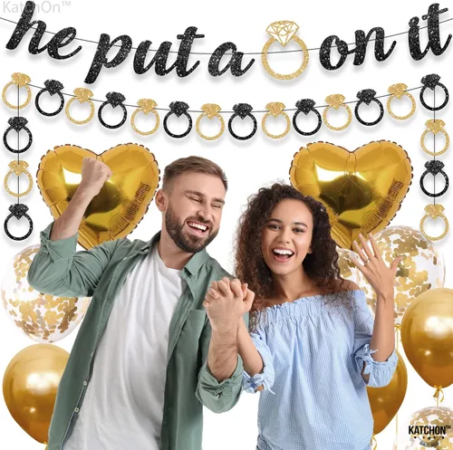 Vista 8 de KatchOn, Cartel con texto en inglés «He Put a Ring On It»