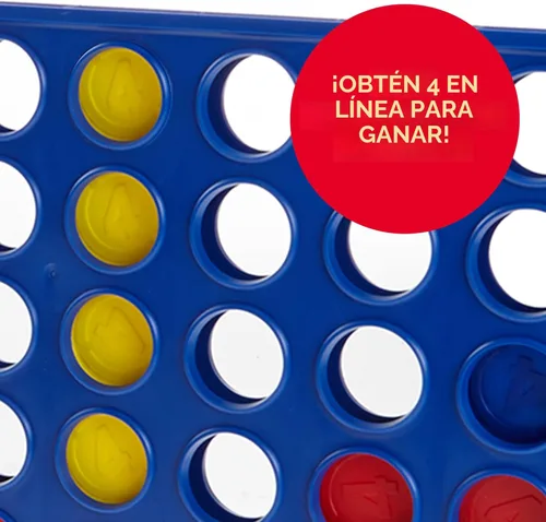 Vista 6 de Hasbro Gaming Juego de mesa Connect 4, Empaque estándar