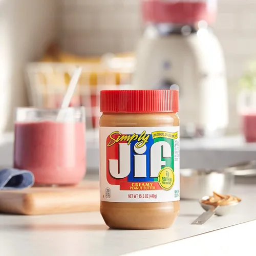 Vista 6 de Simply Jif - Mantequilla de maní cremosa, 15.5 onzas (paquete de 12)