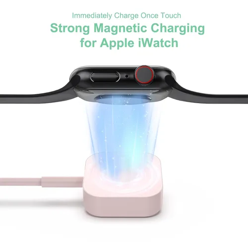 Vista 4 de Cable de carga rápida universal 6 en 1, multiUSB C para Apple Smart iWatch, 3M tipo C+USB A Watch Charger+Lightning*2+cable tipo C Combo adaptador