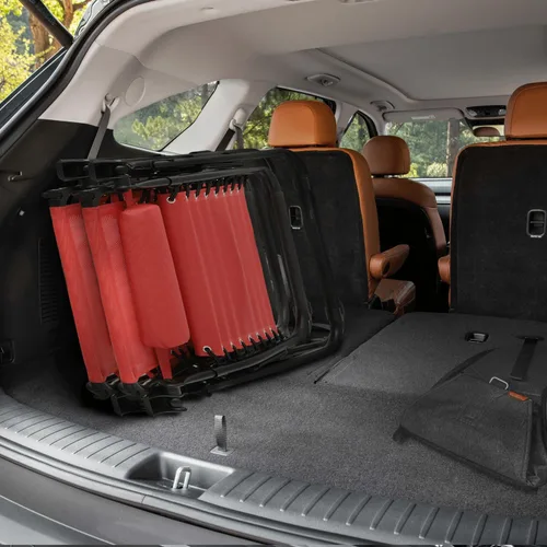 Vista 4 de Athena Collection Zero Gravity - Juego de 2 sillas de salón para exteriores con toldo y toldo de 25 pulgadas de ancho, sillas reclinables con Rojo