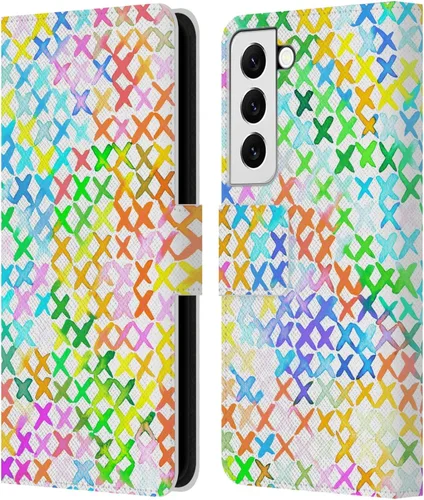 Vista 63 de Head Case Designs Officially Licensed Ninola Brushstrokes Multi Colorful Leather Wallet Case Compatible with Samsung Galaxy A07 4G