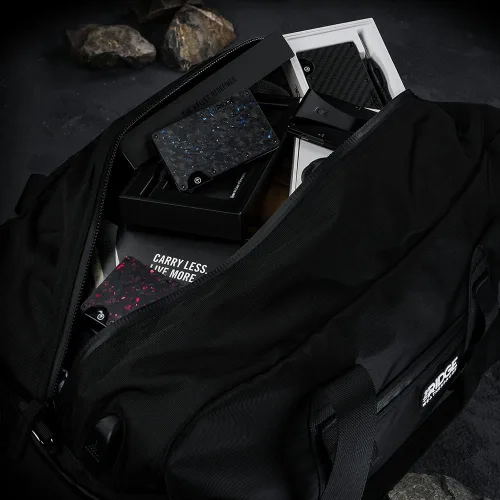 Vista 5 de Ridge - Cartera para hombre – Cartera compacta minimalista delgada y portatarjetas, billetera con bolsillo frontal protegido RFID para hombres