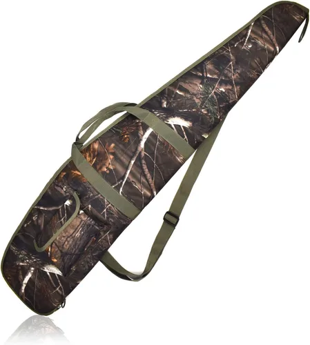 Vista 14 de AUMTISC - Funda blanda para rifle, 41/45/49 pulgadas, bolsa de transporte para escopetas con correa de hombro ajustable para rifles con visor
