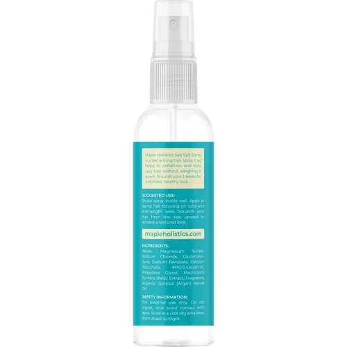 Vista 4 de Spray voluminizador de sal marina para el cabello - Spray texturizante de ondas de playa y activador de rizos de niebla para el cabello - Spray