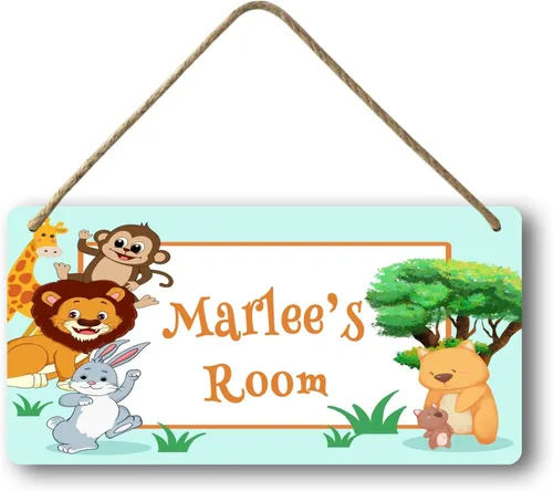 Vista 4 de Letrero personalizado para puerta con nombre, búhos, búhos, rosa, gris, cheurón, zigzag, dormitorio de niñas, dormitorio y cuarto de bebé, arte