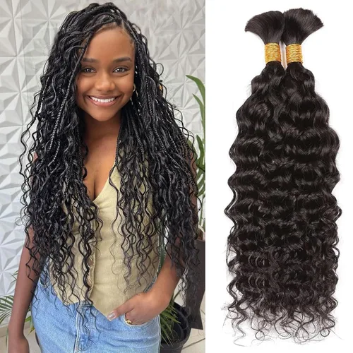 Vista 15 de Extensiones de cabello humano afro rizado 4B 4C Afro Kinky a granel de cabello humano virgen sin procesar para mujeres, negro natural, 8 pulgadas
