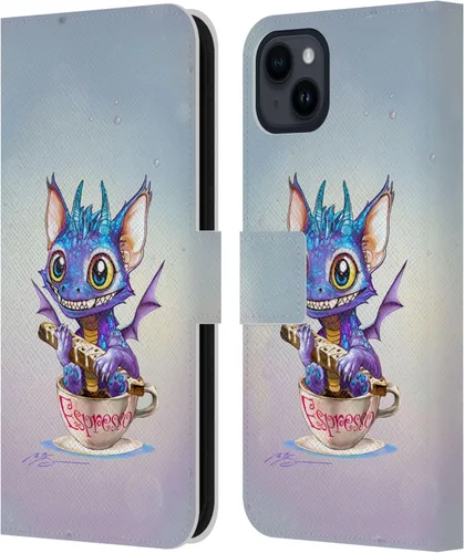 Vista 82 de Head Case Designs Officially Licensed Ruth Thompson Boba Tea Cup O Dragons Leather Wallet Case Compatible with Apple iPhone 7 Plus / 8 Plus