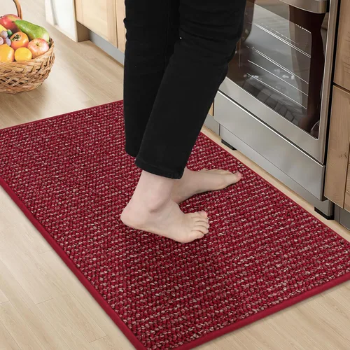 Vista 36 de BEQHAUSE Alfombras de cocina de 20 x 32 pulgadas, antideslizantes, para piso, súper absorbentes y resistentes a las manchas, lavables a máquina