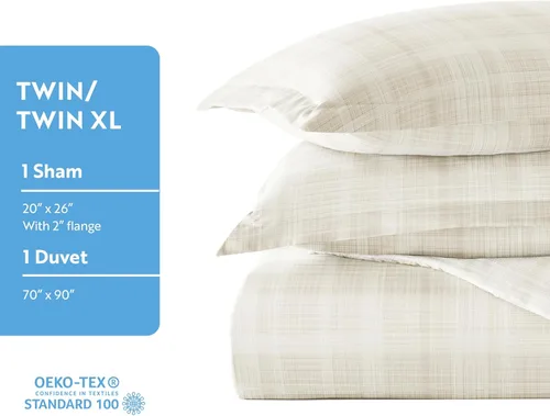 Vista 383 de Linen Market Funda de edredón individual para cama individual – Experimenta una comodidad similar a un hotel con una suavidad inigualable