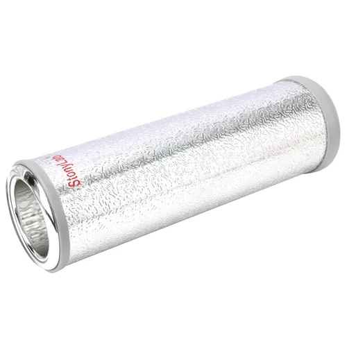 Vista 2 de stonylab Dewar - Frasco de vidrio borosilicato de forma cilíndrica con base de aluminio, profundidad interior de 11.811 in y diámetro