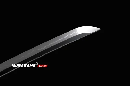 Vista 7 de MURASAME Katana Sword T10 - Maquinilla de afeitar de acero templado de 41 pulgadas, hoja afilada, espiga completa hecha a mano