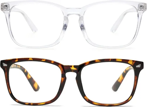 Vista 15 de Pro Acme – Gafas sin receta con montura transparente para mujeres y hombres