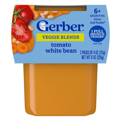 Vista 18 de Gerber 2nd Foods - Alimento para bebés con puré de batata y pavo, 4 onzas (paquete de 16)