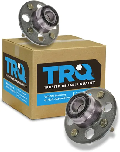 Vista 108 de TRQ Conjunto de rodamiento y cubo de rueda delantera de 2 piezas compatible con Chevrolet Trailblazer 02-09, Trailblazer EXT 02-06, GMC Envoy 02-09