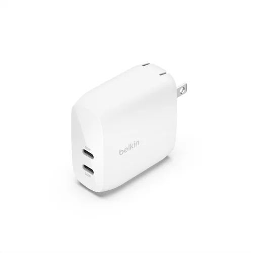 Vista 11 de Belkin Bloque de carga dual USB C de 60 W (paquete de 2) con carga súper rápida PPS - Samsung Galaxy S25, Apple iPhone 17, Air, Pro, Pro Max, iPad