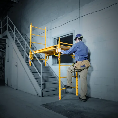 Vista 3 de Metaltech Placas base para andamios fijos interiores Baker - Juego de 4, número de modelo I-IBBF4