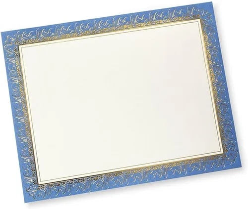 Vista 7 de Gartner Studios Papel de Certificado con Estrellas Abstractas en Lámina, Papelería Personalizada, Estampado en Lámina, 8.5" x 11", 15 Hojas