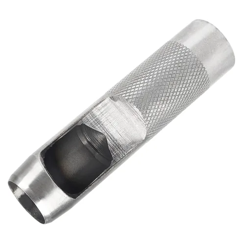 Vista 13 de Utoolmart 30mm/1.18" Round Hollow Punch Herramienta de perforación de cuero para manualidades, acero al carbono, 1 unidad