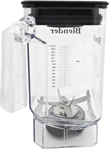 CRANDDI Vaso de repuesto para K80, recipiente de licuadora de 52 onzas, jarra de 50.7 fl oz, accesorios de piezas de repuesto para licuadora,