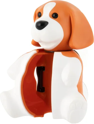 Vista 5 de Flipper Fun Animal Dog - Funda para cepillo de dientes para niños con tapa, soportes para cepillos de dientes para baños - Soporte para cepillos