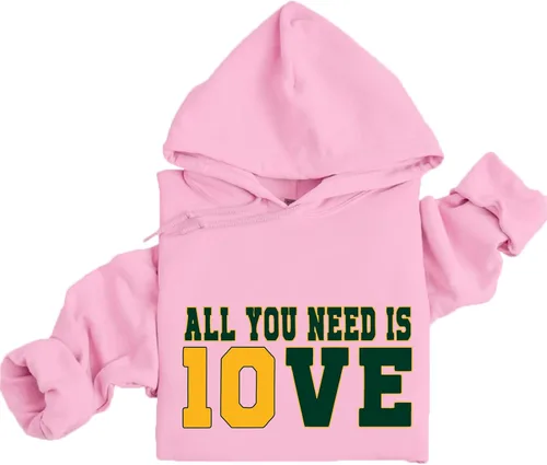 Vista 5 de Sudadera con capucha All You Need Is Love All You Need Is 10ve, divertida sudadera para amantes del fútbol