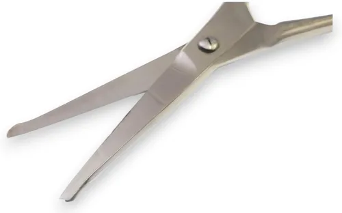 Vista 2 de DreamCut BabySafe Tijeras profesionales de peluquería de 5 pulgadas con sondas de seguridad, herramienta de corte de pelo de acero inoxidable