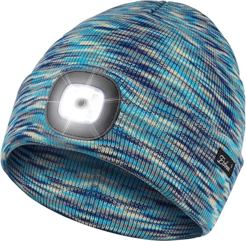 Vista 22 de Etsfmoa Gorro unisex con la luz, regalos para hombres, papá, padre, gorras recargables por USB