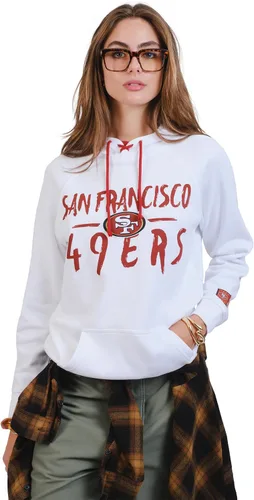 Vista 38 de Ultra Game Sudadera con capucha oficial de la NFL con cuello de lazo súper suave para mujer