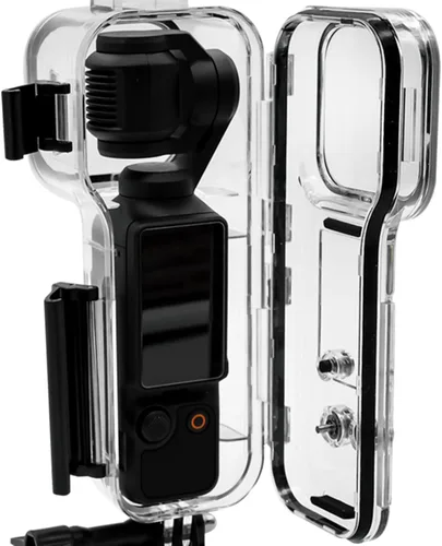 Vista 3 de LICHIFIT Funda de buceo impermeable para DJI Osmo Pocket 3 Casos de la cámara 45M cubierta protectora subacuática cubierta de buceo Shell Cage
