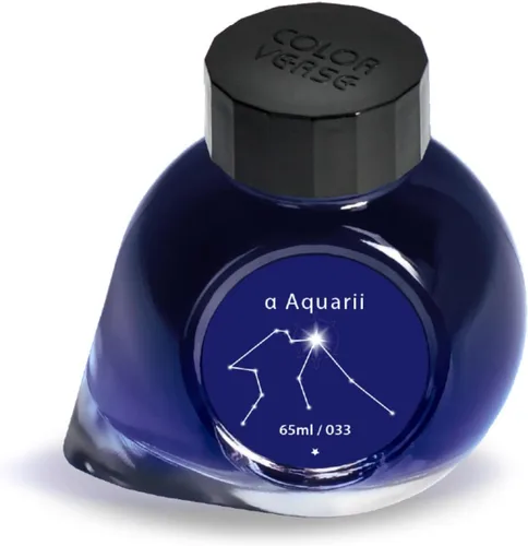 Vista 2 de Colorverse Pluma estilográfica Tinta Azul α Aquarii 2.2 fl oz Tinta a base de tintes Project Series