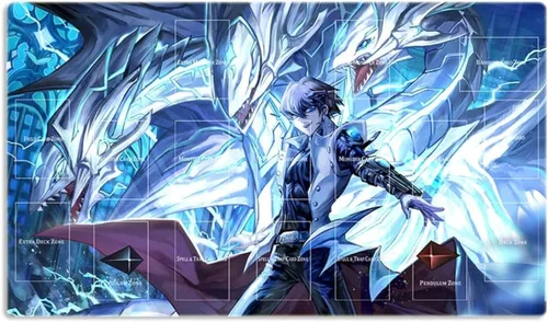 Vista 19 de Nuevo Playmat Dragón Rosa Negra del Mago Oscuro Alfombrilla de Ratón para TCG CCG Juego de Cartas Coleccionables + Bolsa Gratis (ZD014-04)