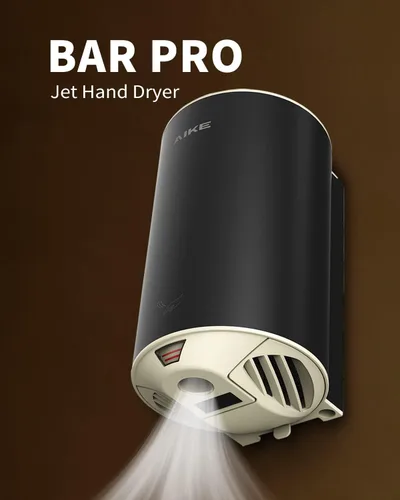 Vista 2 de AIKE El secador de manos compacto del foco del aire UL enumeró la aduana oscura de la cerveza 120V 1350W