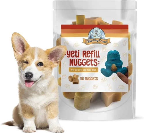 Vista 8 de Yeti Nuggets de repuesto para juguetes para perros Puff and Play – Golosinas naturales de queso de yak del Himalaya, masticables saludables