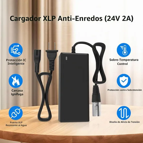 Vista 6 de Sustituto del cargador del conector XLR de 3 pines de 24V 2A