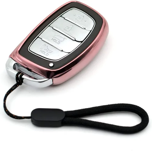 Vista 7 de MECHCOS - Funda de poliuretano termoplástico para llave inteligente de 3 o 4 botones compatible con Hyundai Elantra, Ioniq, Sonata, Tucson Elantra