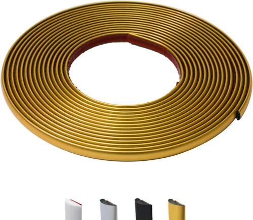 Vista 19 de Moldura de pared para despegar y pegar de 9.8 pies, moldura flexible en forma de D, color negro mate para salpicaduras, espejo, pared, ventanas