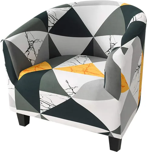 Vista 20 de HOTNIU Funda para silla de club, fundas para sillas de bañera para sillones, funda elástica para sillón, protector de silla de club, cubiertas