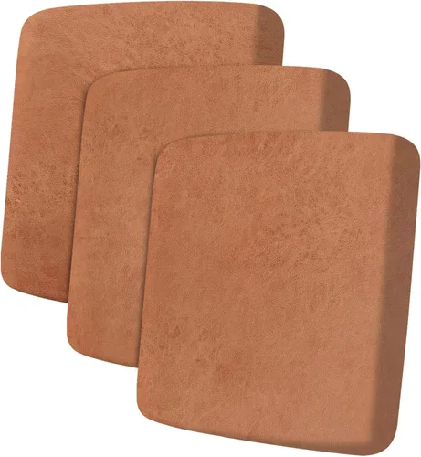 Vista 77 de ANARACHON Fundas de cojín de sofá con aspecto de cuero, juego de fundas de asiento de sofá, protector de muebles para sillón seccional, sofá biplaza