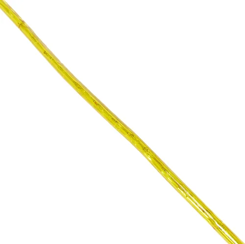 Queens of Christmas C-ROPE-LED-YE-1-10-18 Carrete de cuerda de luz LED, 18', amarillo