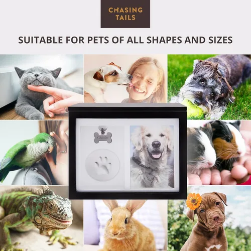 Vista 6 de Chasing Tails Urnas para mascotas para perros, urnas para cenizas de perro, adecuadas para todas las mascotas, incluye kit de huellas de patas